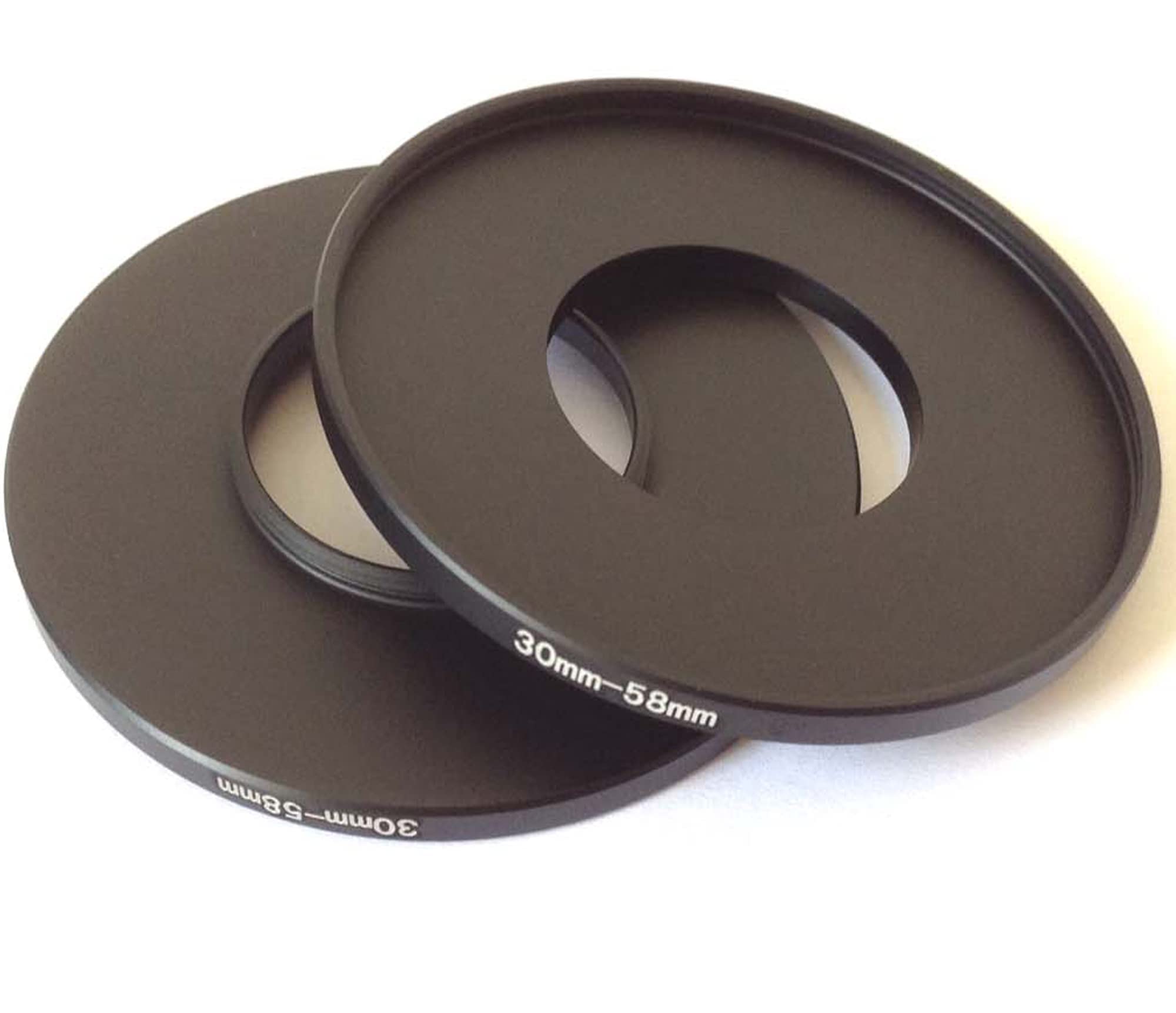2x Connector 30mm To 58mm Step Up Rings Digital Video Camera Lens Transfer 30-58mm Filter Aperture Connect-ing Adapter 30-58 Size Ring Photo Fix-Ing Video Photograph Parts Screws Accessories - Image 2