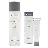 Vista 1 de CariFree Gel 1100 and Maintenance Rinse Mint Bundle, pasta de dientes hidroxiapatita Enjuague bucal con flúor Neutraliza el pH Refresca