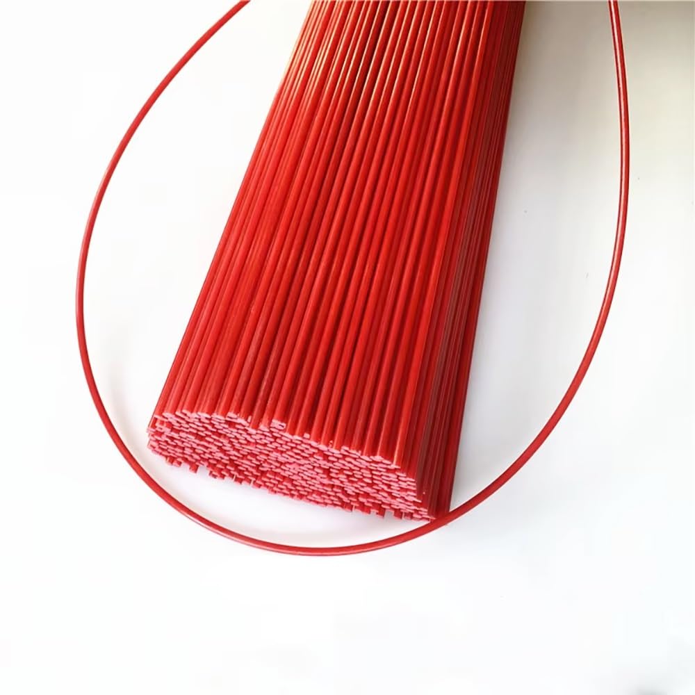 10 szt. Prętów z włókna szklanego - Odporne na wysokie temperatury lite włókno szklane do rękodzieła, modeli, latawców i projektów DIY(10x500mm)