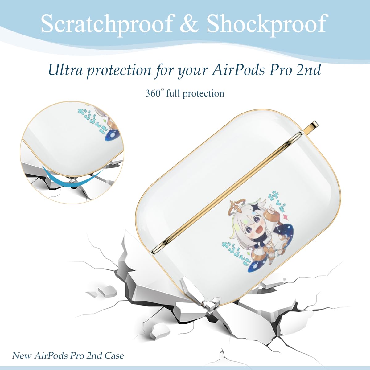Amazon | Air Pods Pro2 ケース 原神 げんしん パイモン AirPods Pro