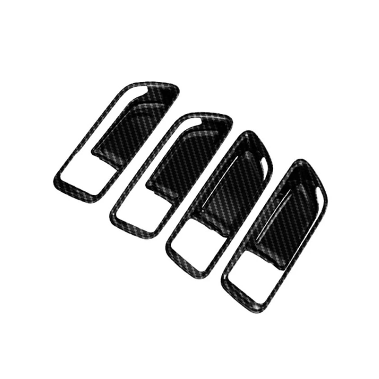 HIVZIVCCIK Interior Door Handle for CHR for C-HR 2024 2025 ABS Carbon Fiber Inner Door Bowl Panel Inside Handle Protector Cover Interior Interior Grab Handle(Carbon Fiber)