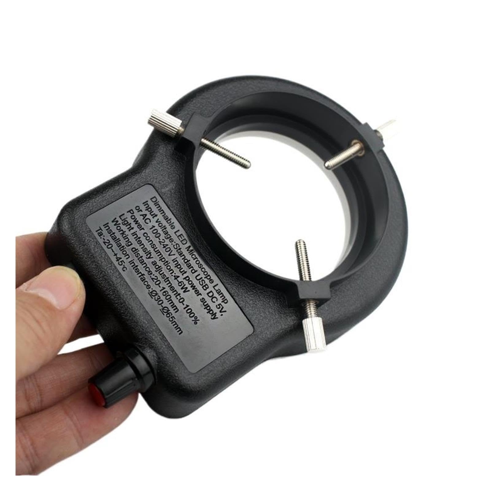 Lampada illuminatrice ad anello regolabile a LED for microscopio