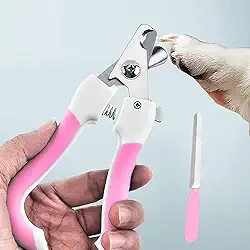 Cortador de unhas de gato e cortador de unhas de cachorro, lâmina afiada, com proteção de segurança - Evite cortar excessivamente os cortadores de unhas de animais de estimação
