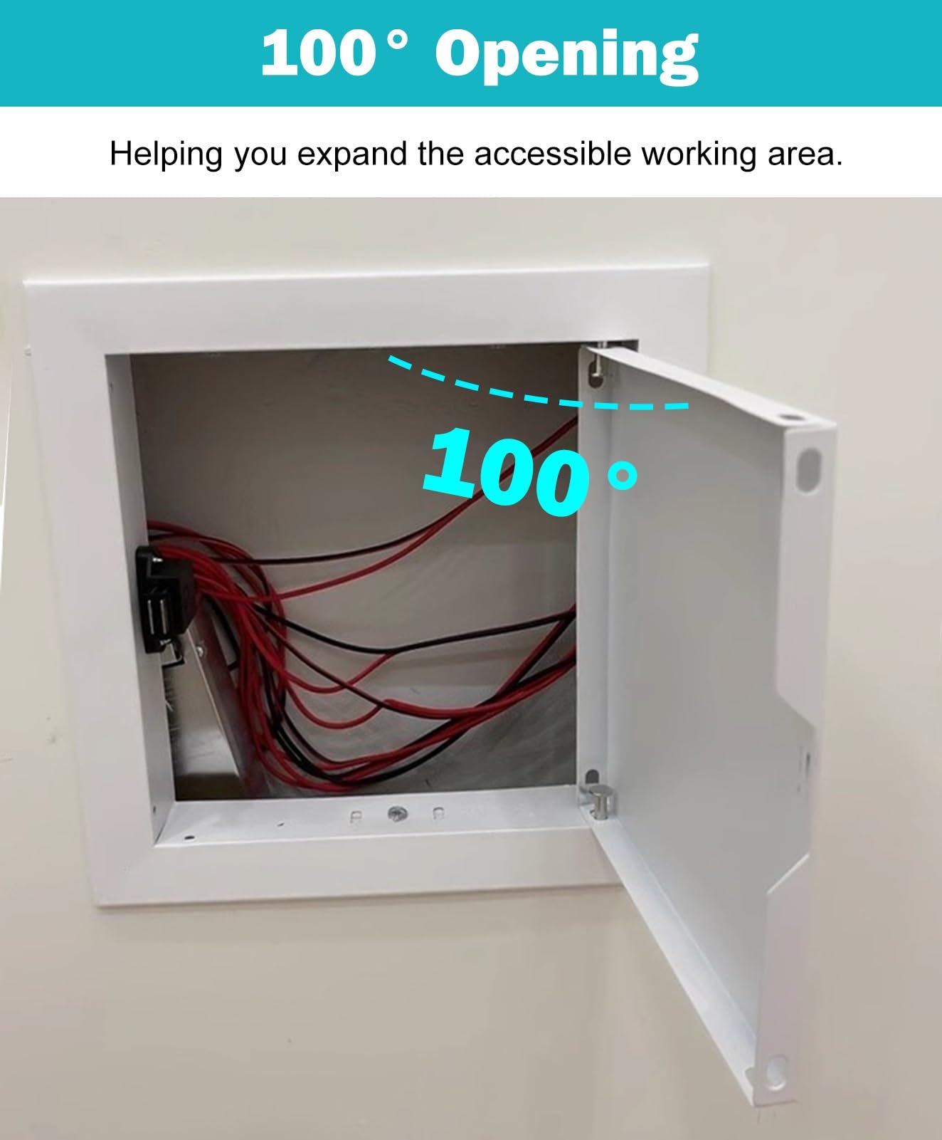 Magnetisches Inspekt-Panel für Trockenbau und Decke, Metall-Zugangstür, einfacher Zugang zu Sanitärinstallationen, weiße Ren-Abdeckung, 30 x 55 cm, sicher
