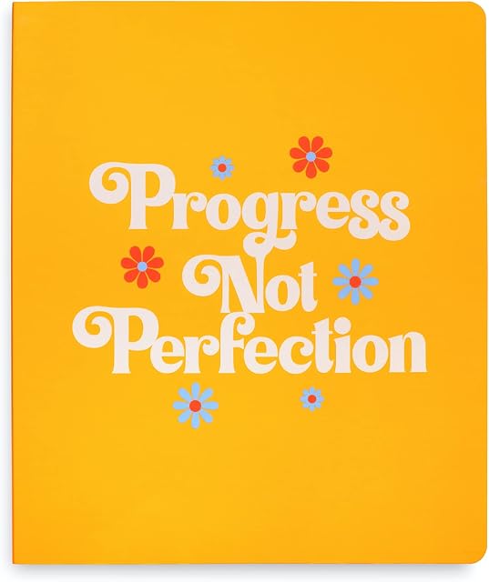 ban.do Weekly To Do Planner, Undated Planner Notebook, Wellness Journal with To Do Lists and Prompts, Yellow Daily Organizer for School or Office, Progress Not Perfection