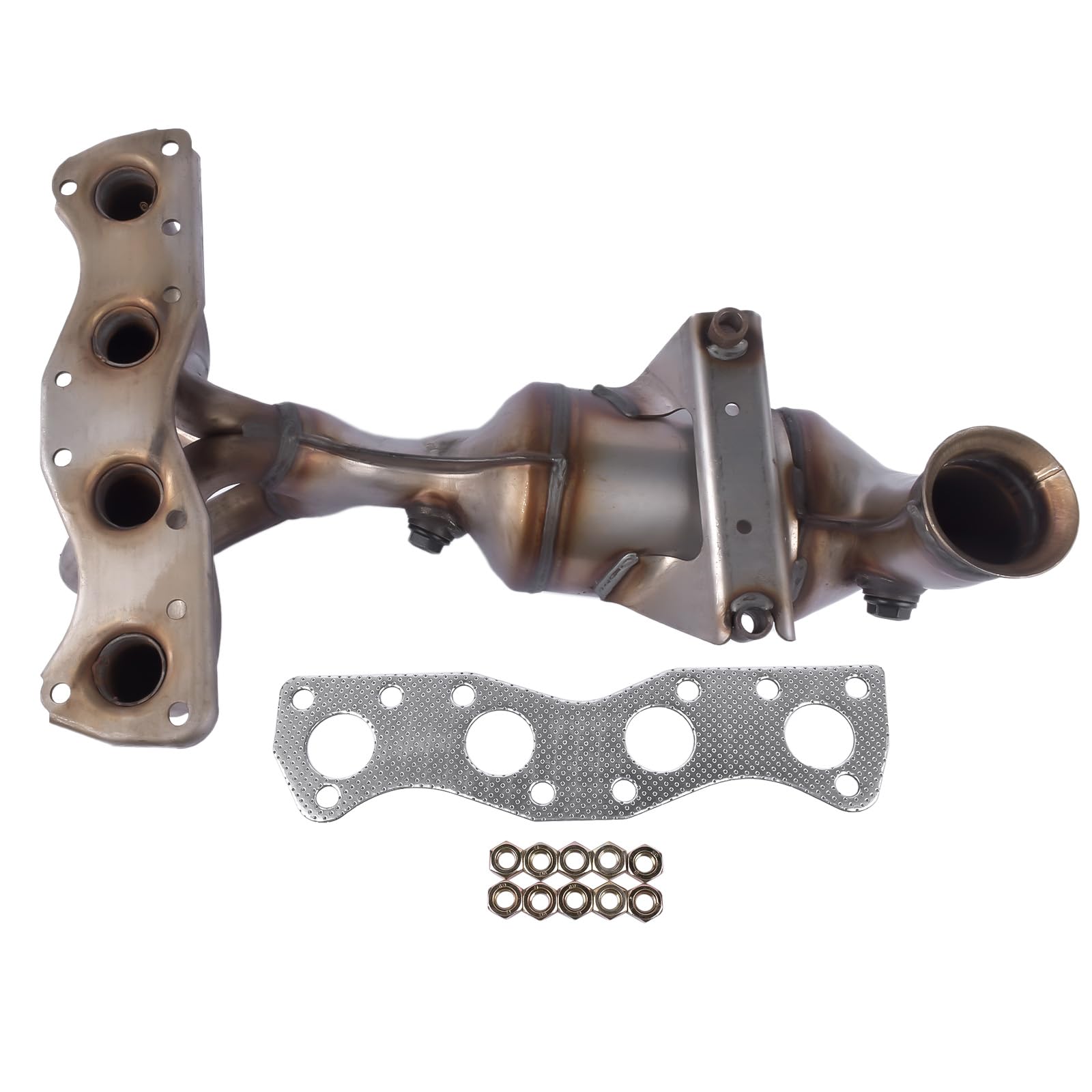 Bisenya Catalyseur collecteur catalytique Remplacement pour C3 C4 1.4 1.6 VTi R56 R57 207 308 1.4 1.6 16V 1609163980 18407563247 18407559332 18407559400 18407568358 18407597626 18407599503 18407603024