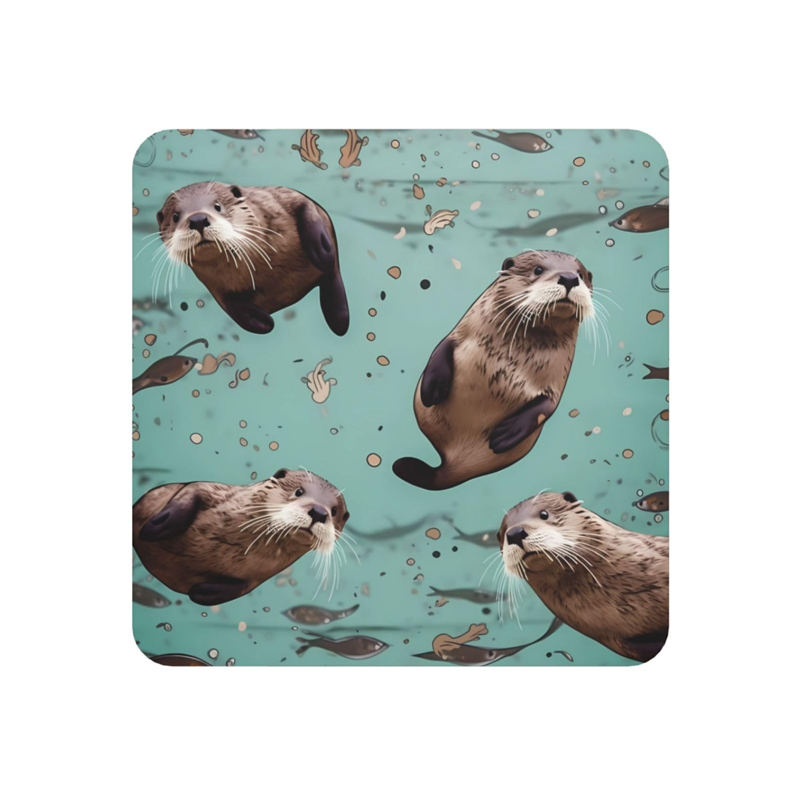 Otters Fridge Magnets Small Strong Refrigerator Magnets Cute Decorative Magnets Fridge Sticker Office Magnets for Fridge, Whiteboard, Kitchen Accessories