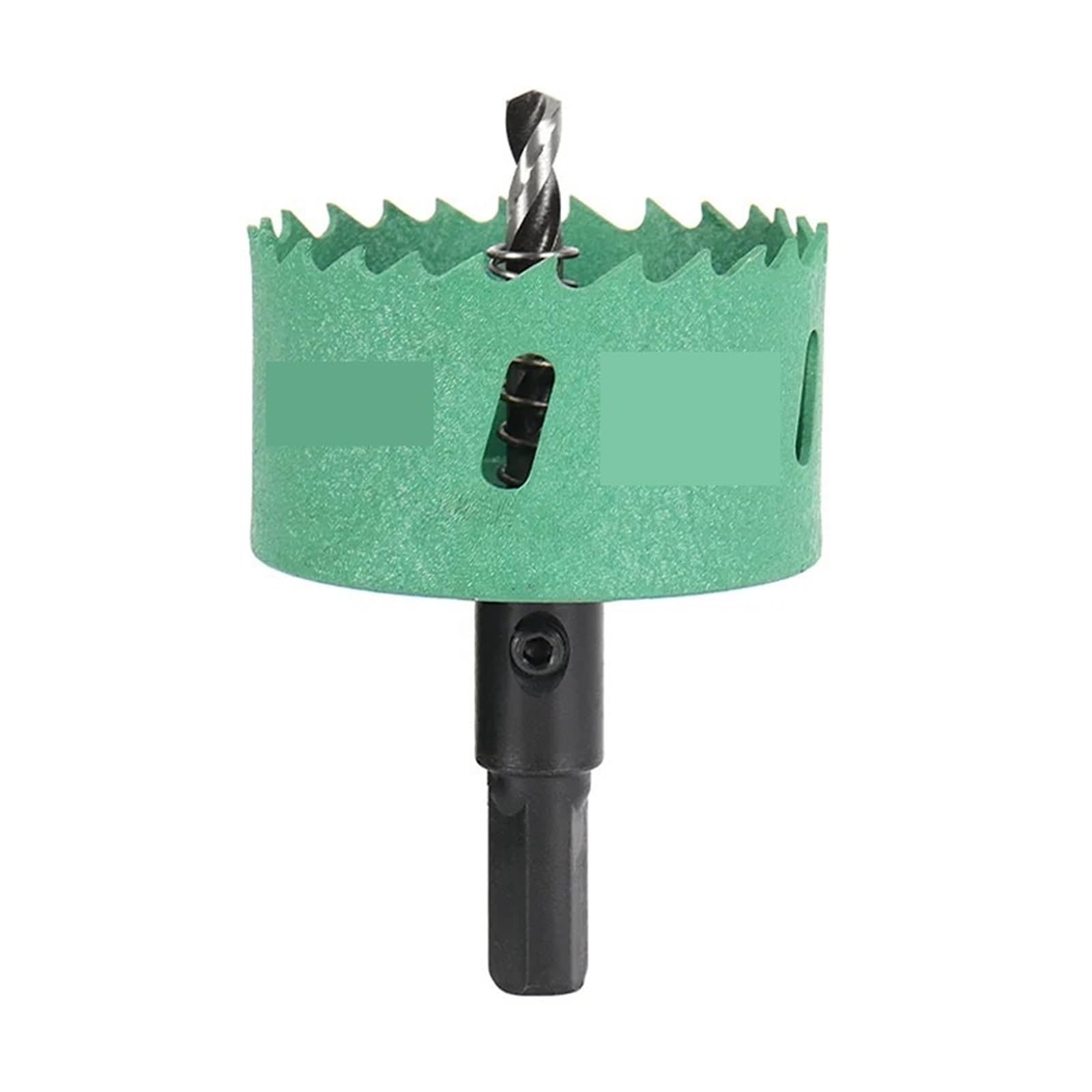 1 broca de sierra perforadora bimetálica de 16-200 mm, acero de alta velocidad, sierra perforadora M42, adecuada para apertura de placas de yeso