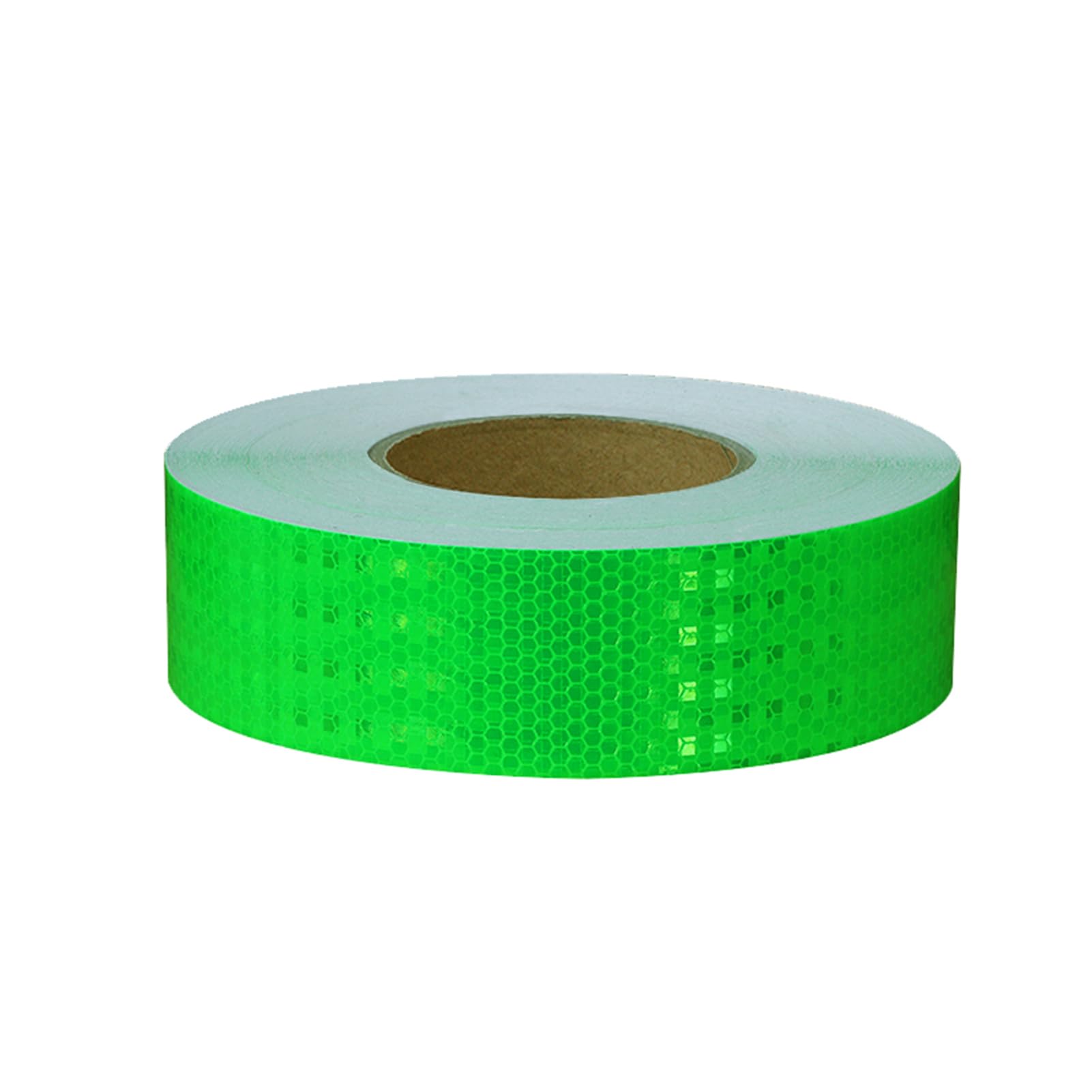 Taśma odblaskowa w kolorze czerwonym i żółtym Taśma odblaskowa 2 cale x 164 stopy, wielokolorowa(Green)