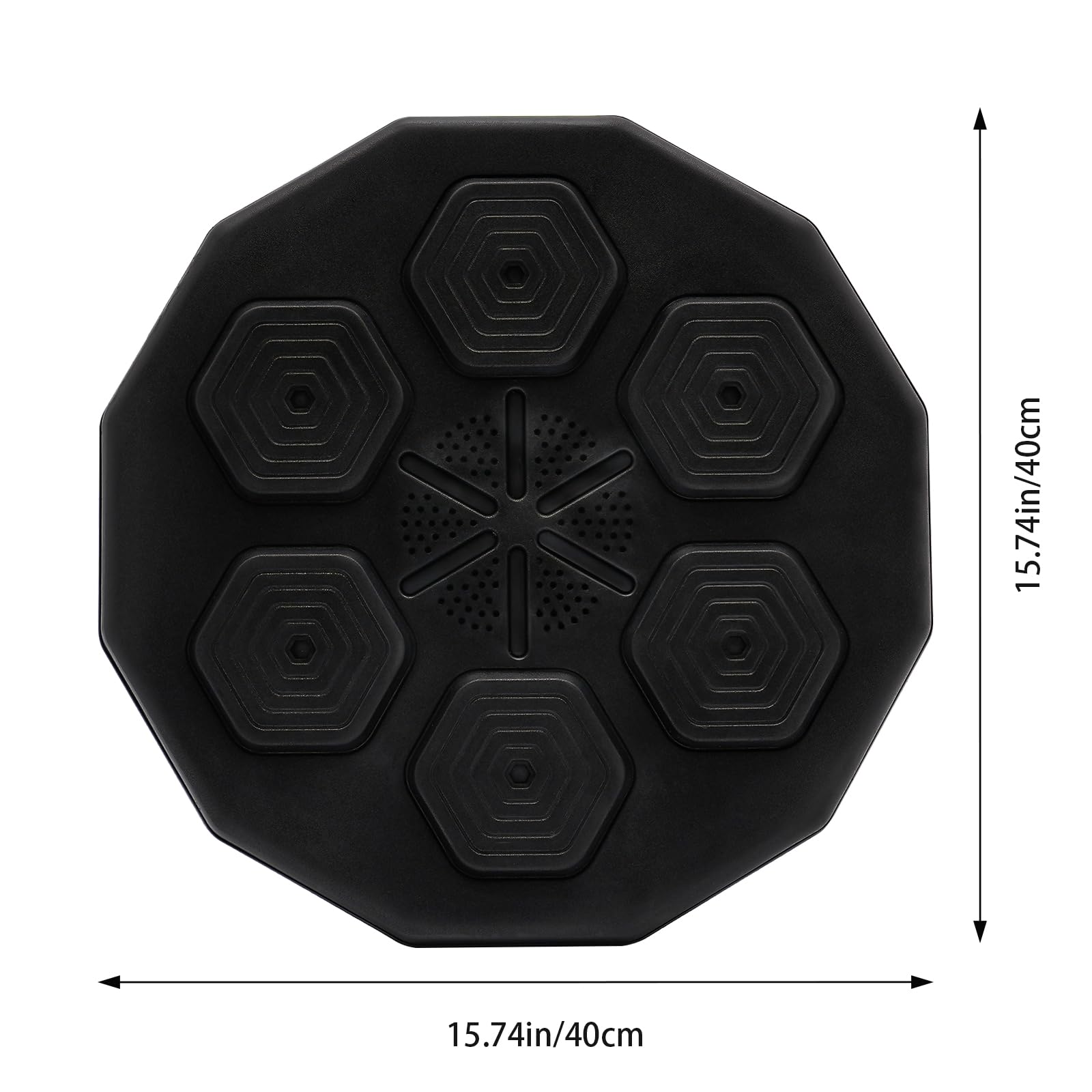 Máquina de boxeo con pantalla LED – Entrenamiento de boxeo montado en la pared con altavoz Bluetooth, alivio del estrés y ejercicio de reacción, incluye guantes y carga USB