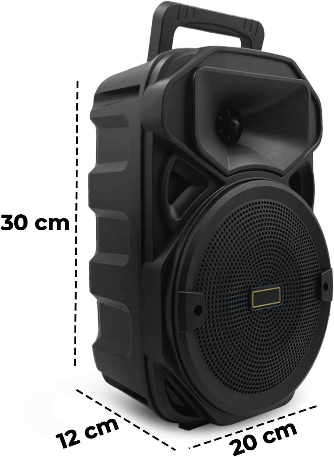 Caixa de Som Caixinha Amplificada com Bluetooth Entradas para Usb Microfone Micro Sd Aux Portátil e Potente com Graves Excelentes e Luz Led Rgb