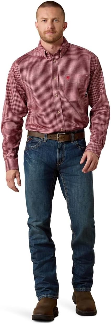 ARIAT Men's Fr M5 Straight Leg Work Jeans - 10015160 image 3
