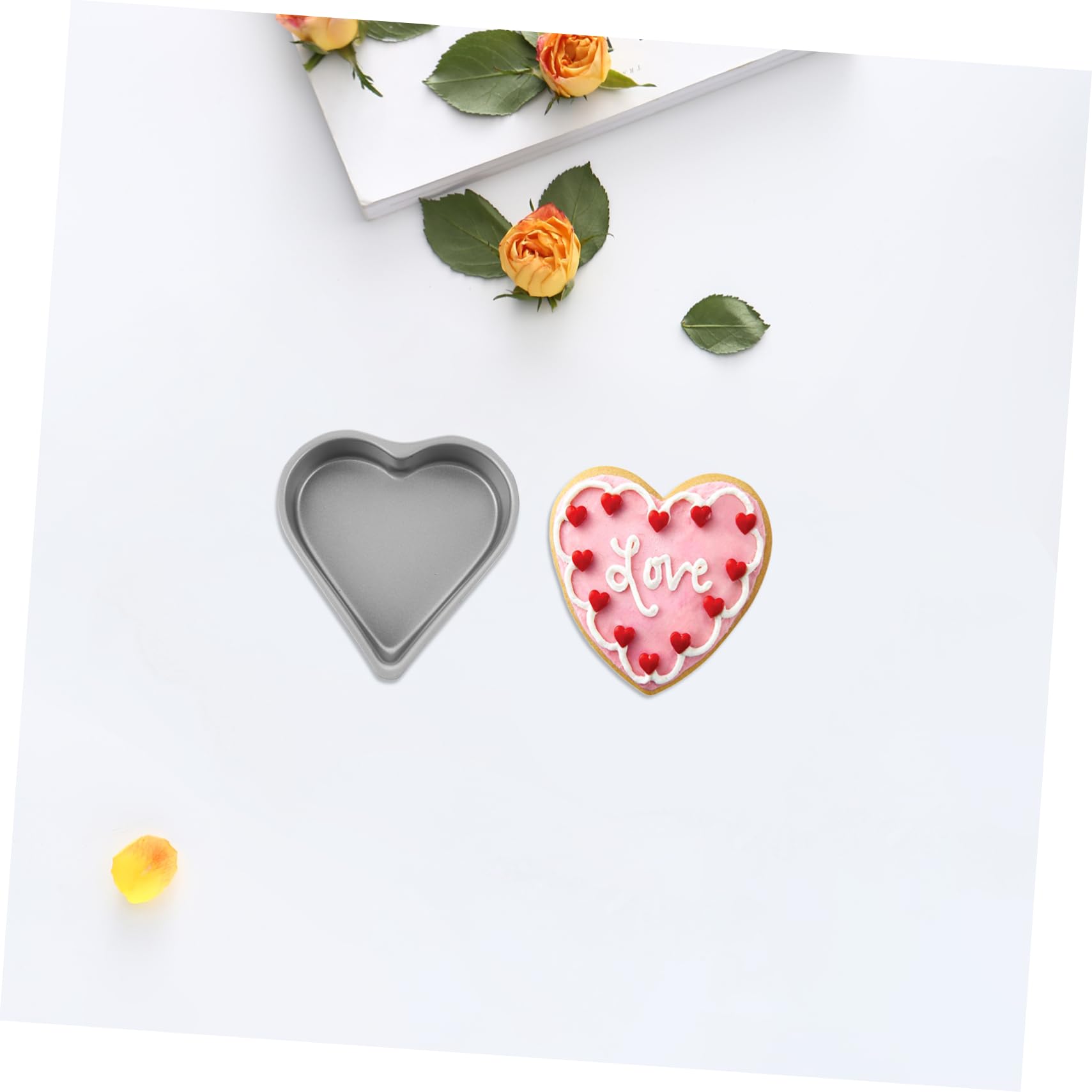 TOPBATHY 15 Pièces Moule À Gâteau Moule À Gâteau À Gâteau Ustensiles De Cuisson s À Gâteaux Pour La Cuisson En Forme De Coeur À Cheesecake En Forme De Coeur À