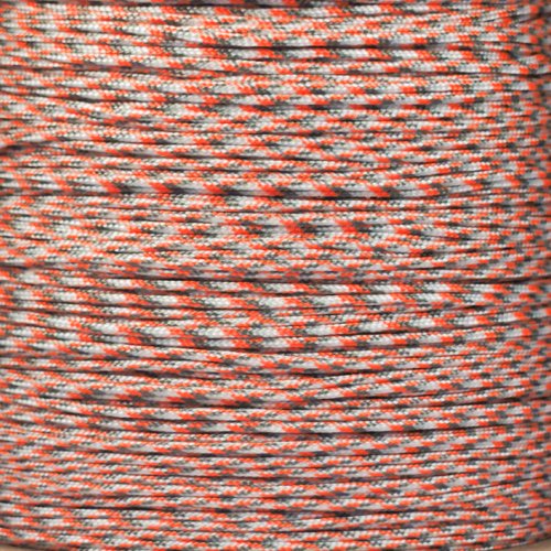 Paracord Planet 43kg Paracord – 1 Strand Type I Parachute Cord for Outdoors and DIY – Orange Camo (15 m) — image 1