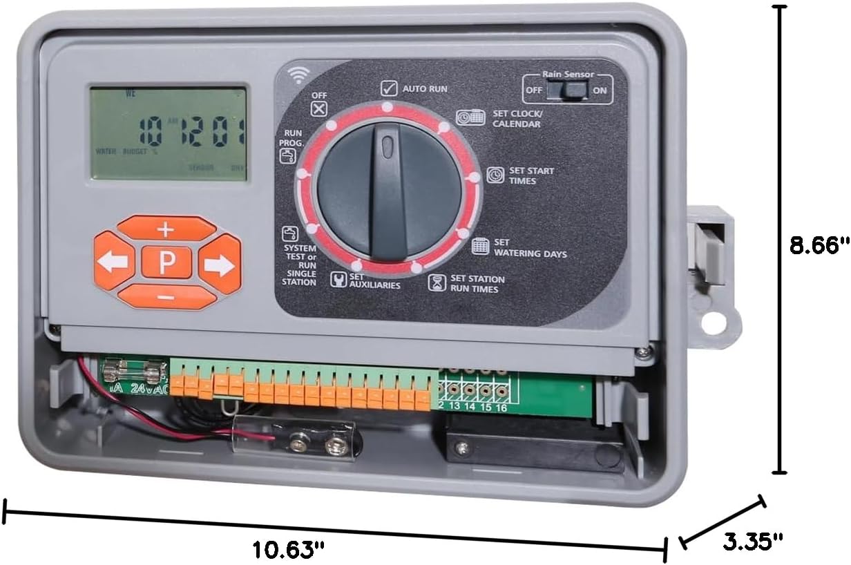 Garden Smart 11-Zone WiFi Sprinkler Controller Watering Timer Irrigation System Outdoor/Indoor