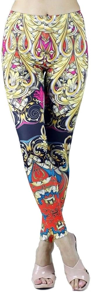 Red Lime Sunday Baroque Print Gothic 