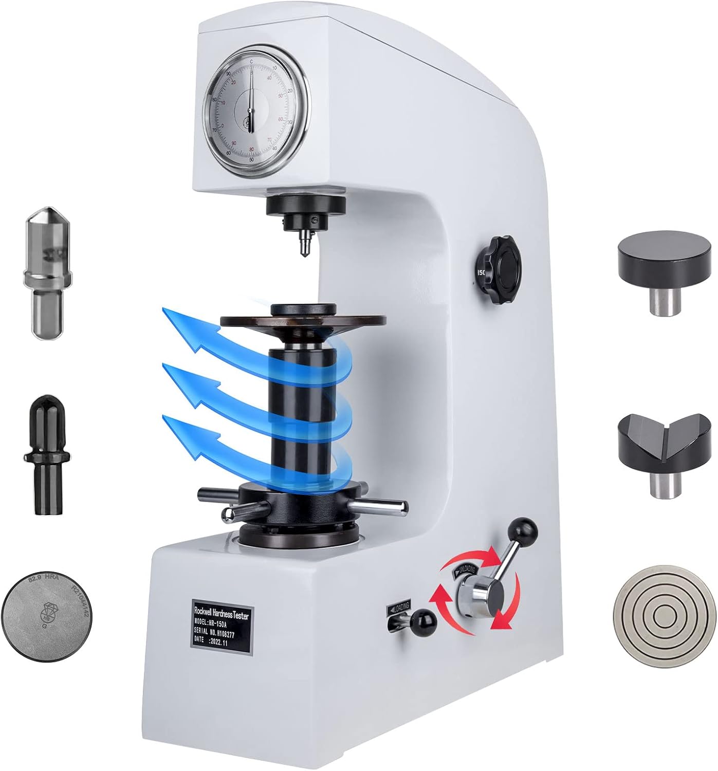 Rockwell Type Hardness Tester,Superficial Rockwell Scales 150KGF