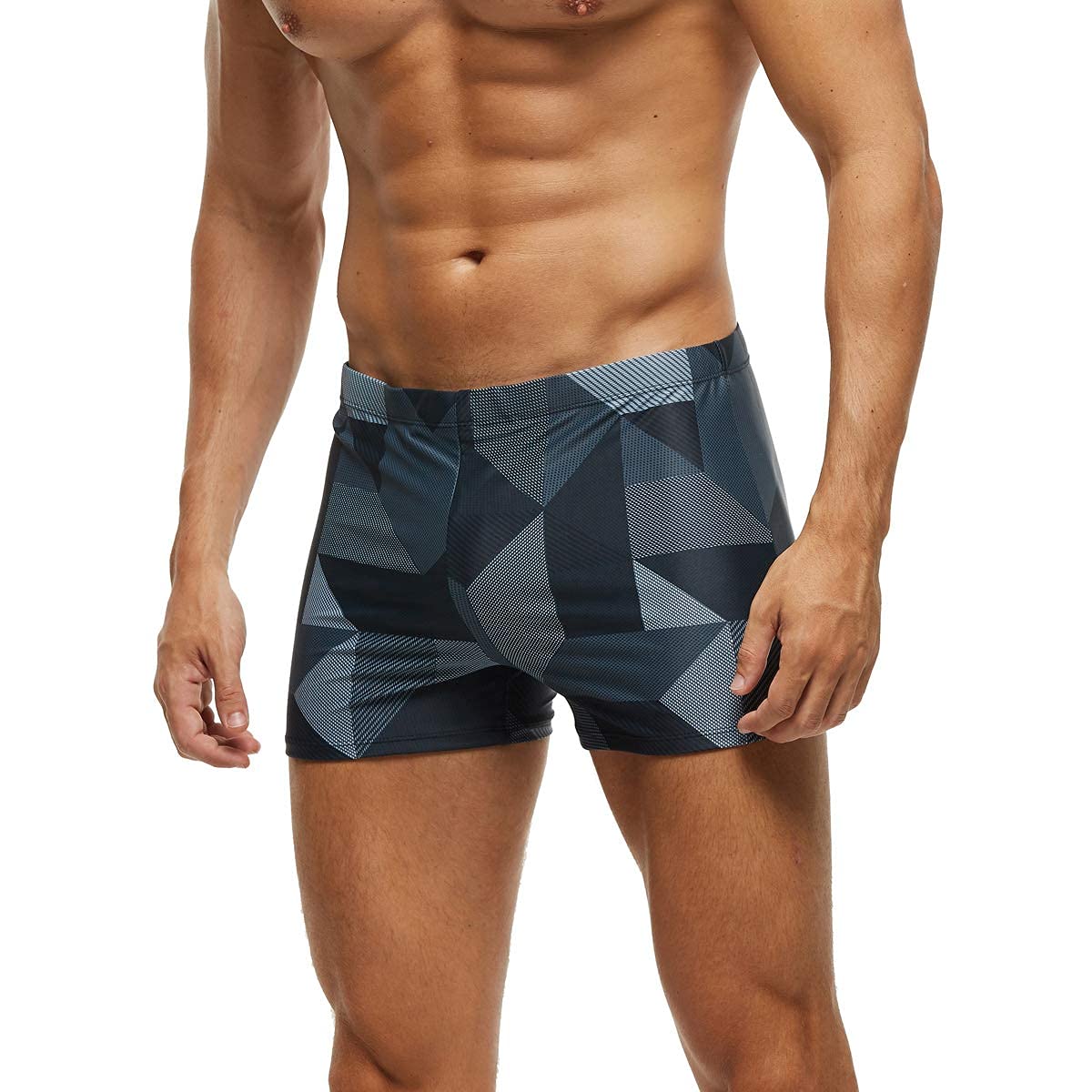salent Men's Square Leg Athletic Swimsuit Swim Trunk Swimwear Bathing Suit Board Short-picture-54