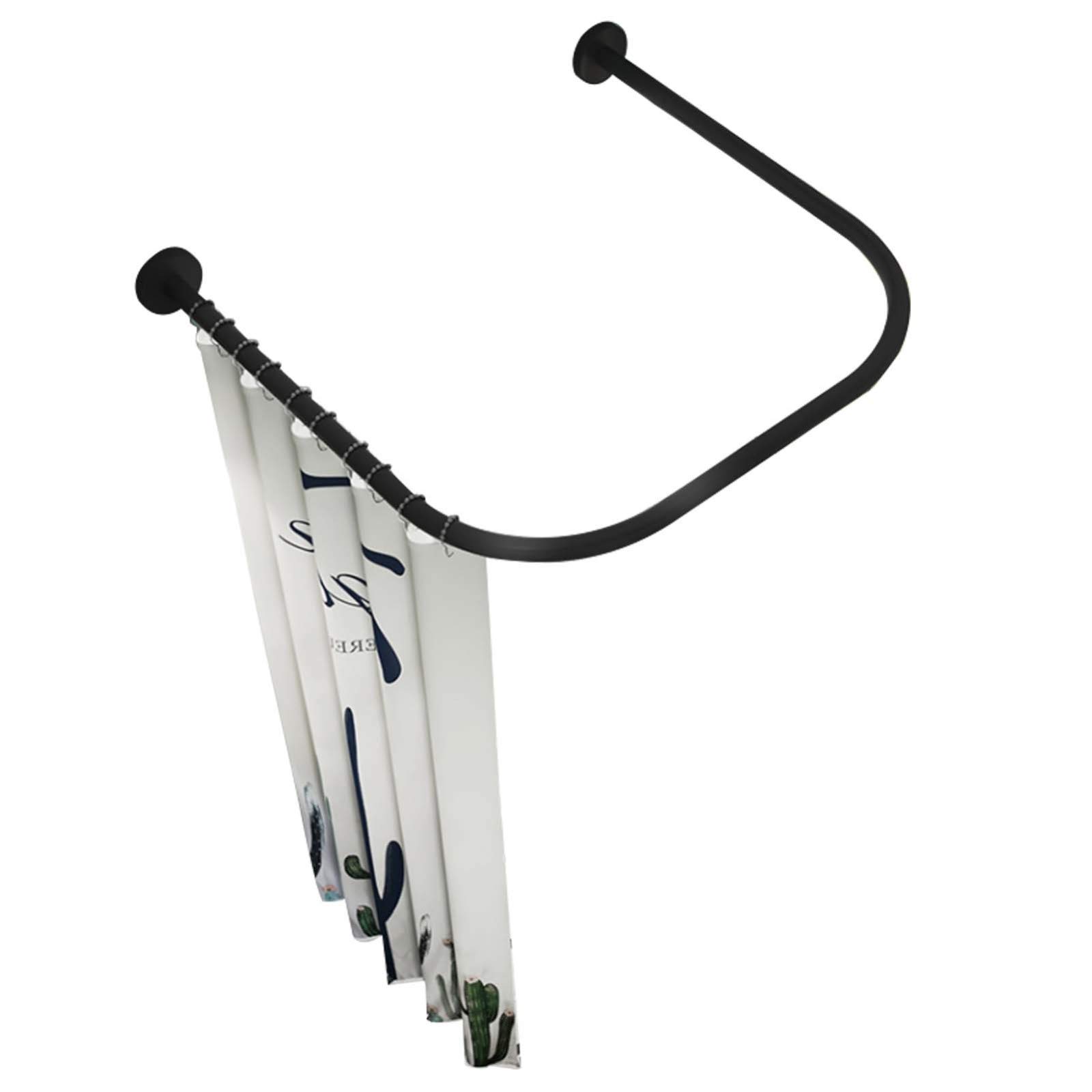 Buy MTOP Curved Shower Rod, Adjustable U Shaped Shower Curtain Rod