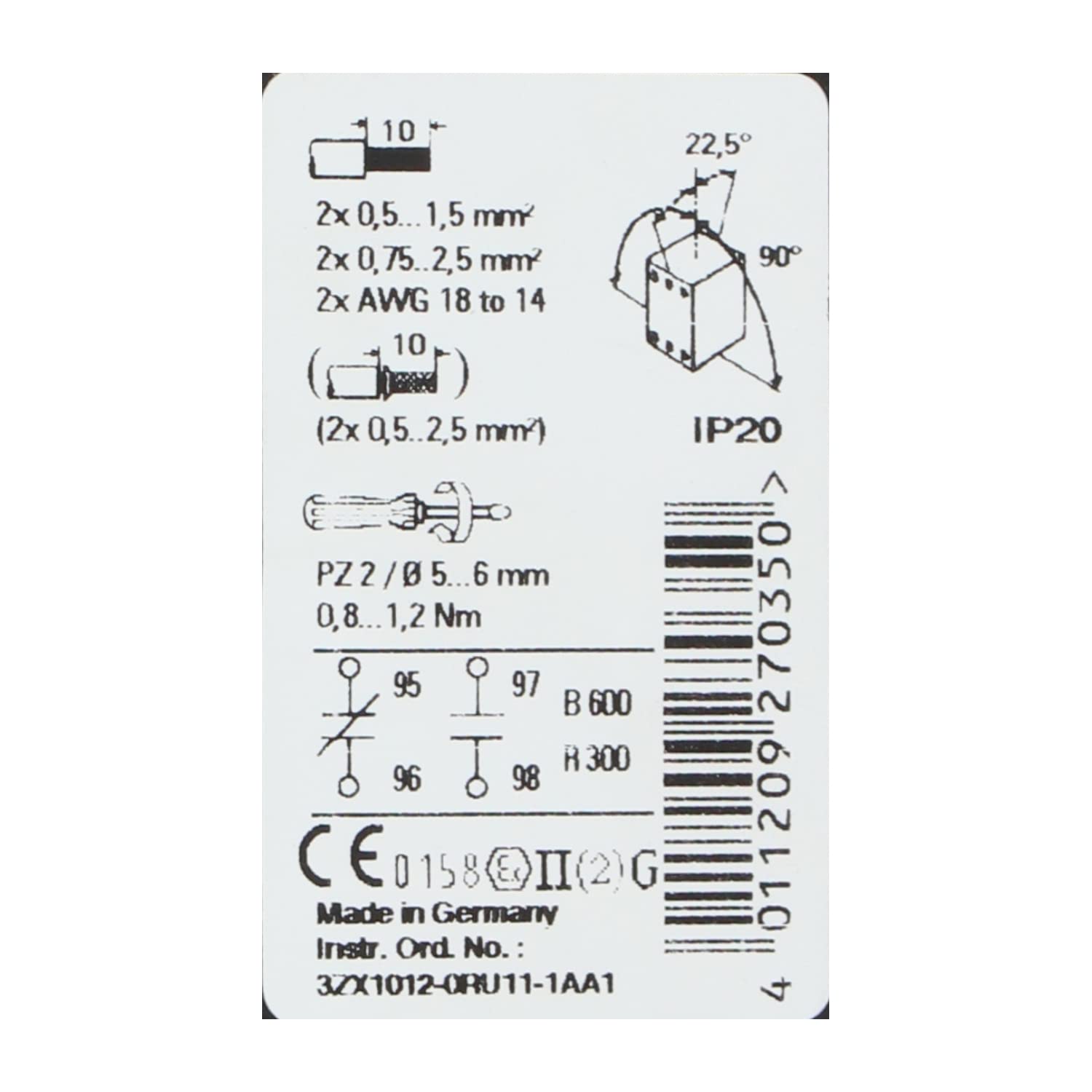 Relè Sovraccarico Termico Siemens 3RU11 S00 - 5A, Protezione Motori - Foto 10