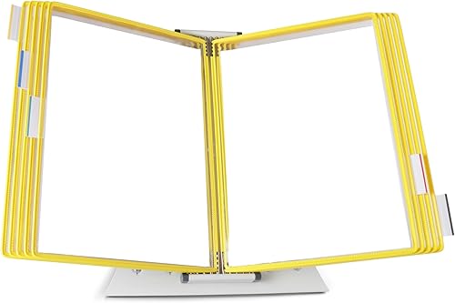 DJOIS by Tarifold - Sistema de referencia y visualización de escritorio - Marcos de alambre de acero duraderos - Tamaño carta - Ampliable -