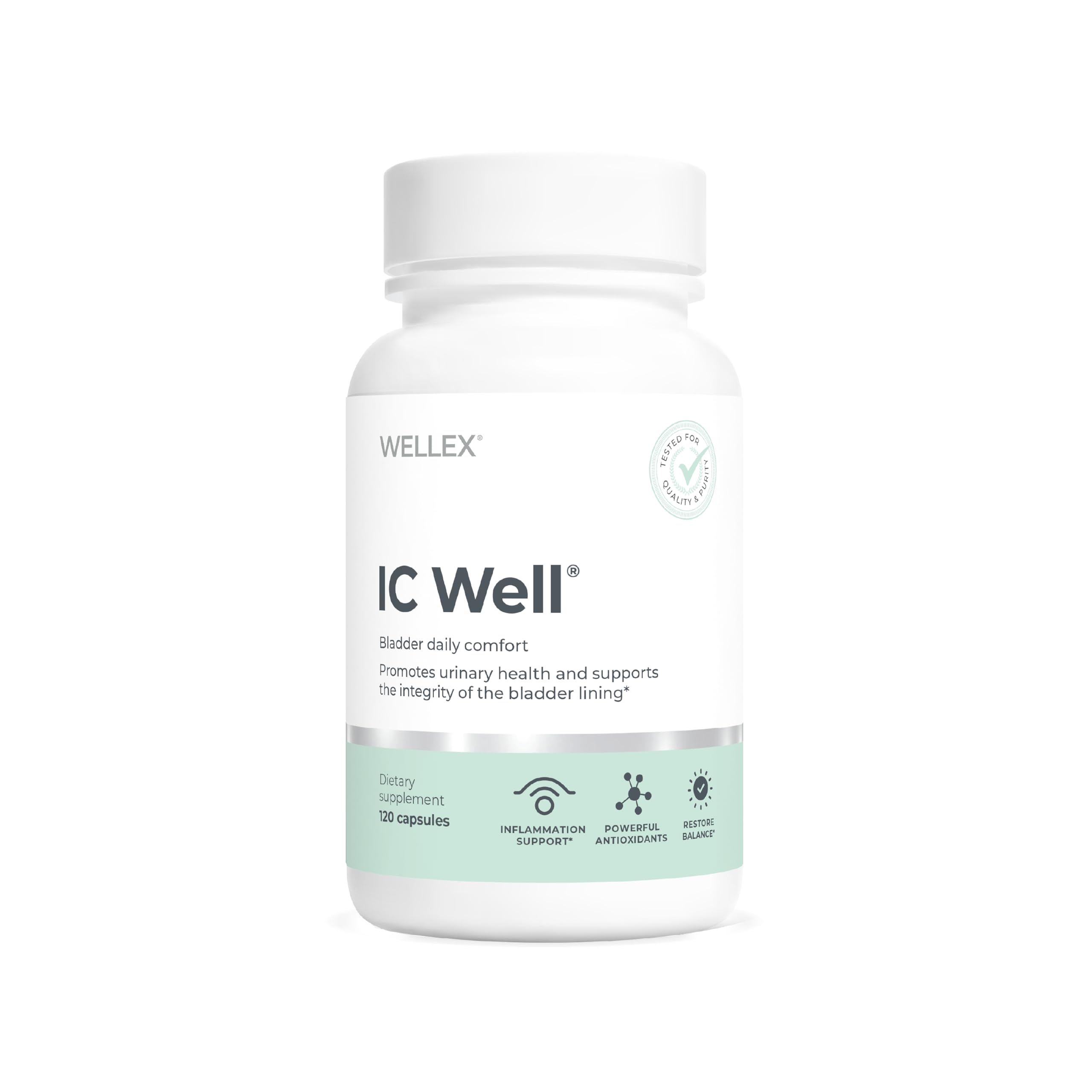 Papillex IC Well | Bladder Comfort & Urinary Wellness Support Supplement | NAG, Chondroitin & Quercetin for Urinary Comfort, Frequency & Sleep Support | 30-Day Formula
