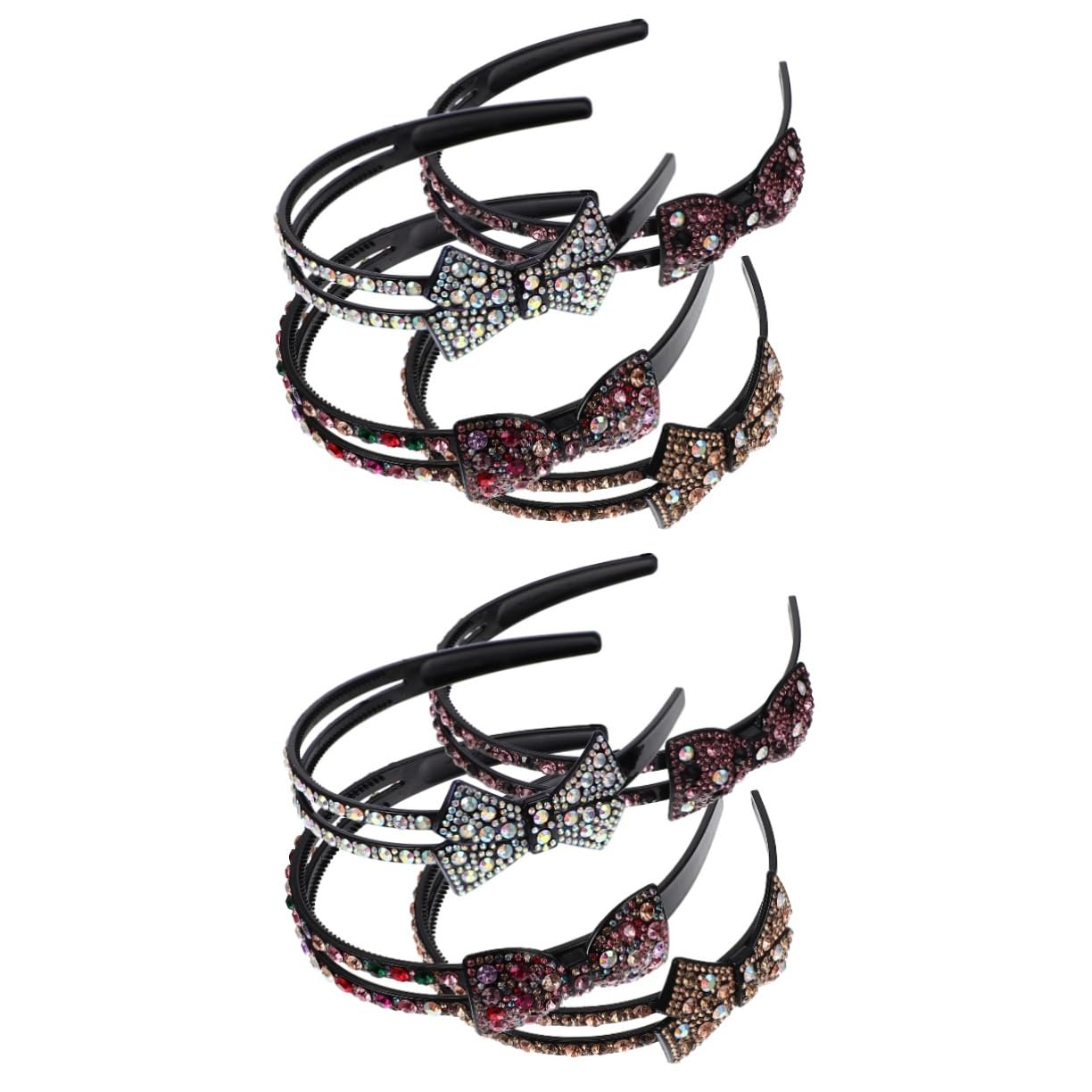 Didiseaon 8pezzi Fasce Per e Cerchietti Antiscivolo Per e Ragazze Accessori Per e Cerimonie Confezione Ab