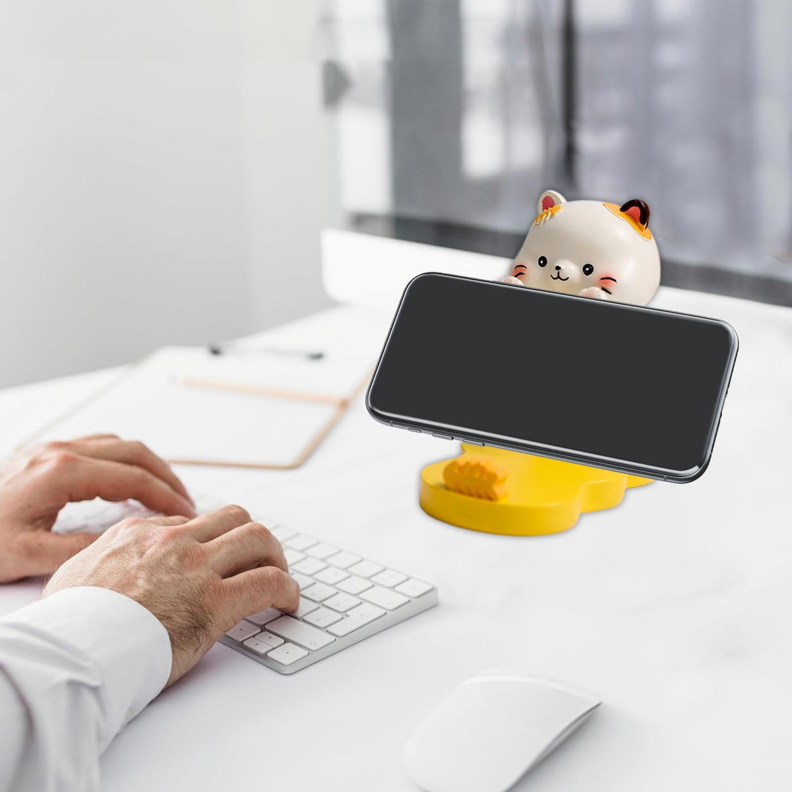Acquista Simpatici Figurini di Panda Creativi Portacellulare Universale da Interno Supporto per Telefono Cellulare Decorazione per Scrivania Casa Ufficio Portacellulari in Italia a partire da 3.65