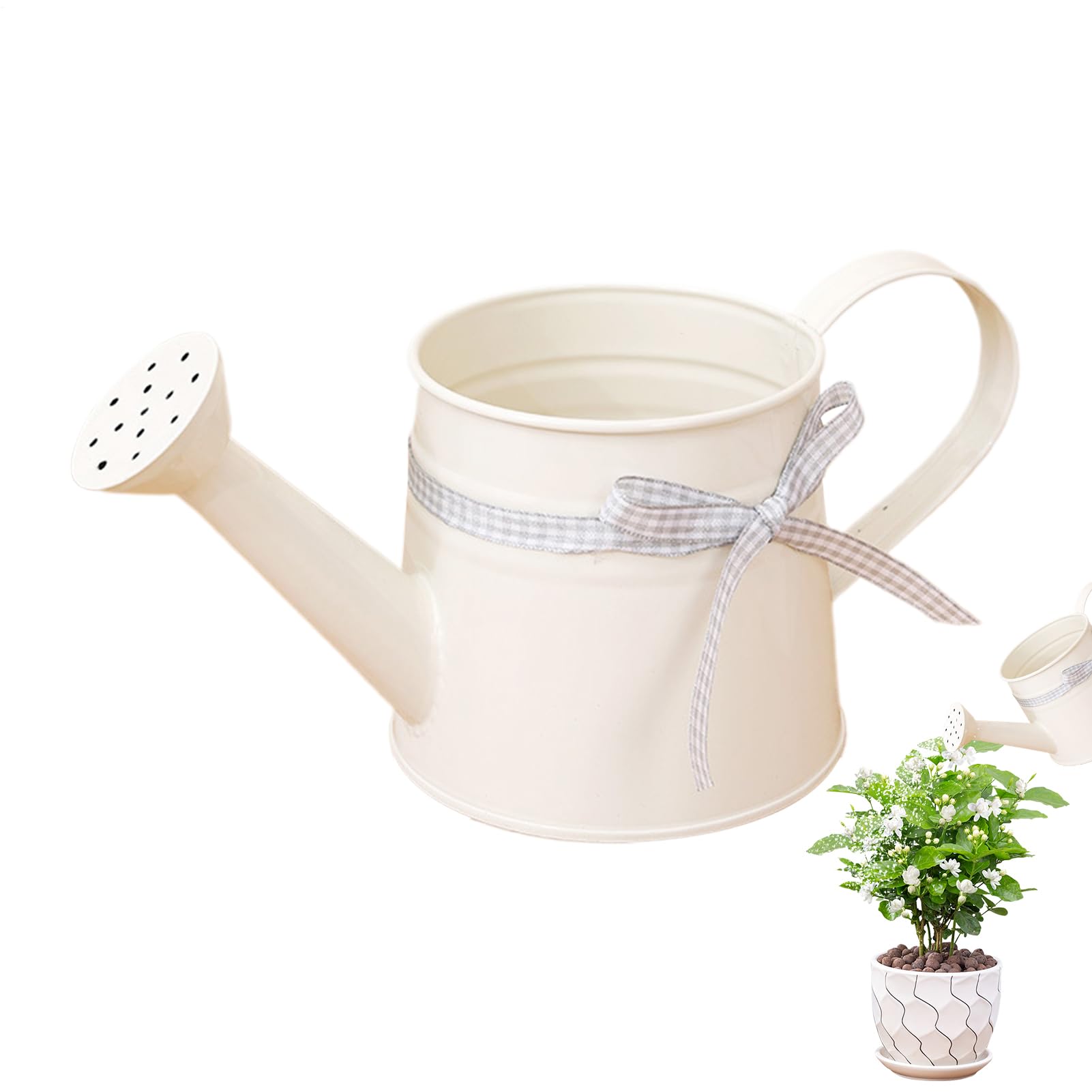 Watering Can, 1L Metal Watering Can Small Retro Metal Decorative Pot For Indoor And Outdoor Plants, Bonsai Flowers, Lawn & Garden Irrigation