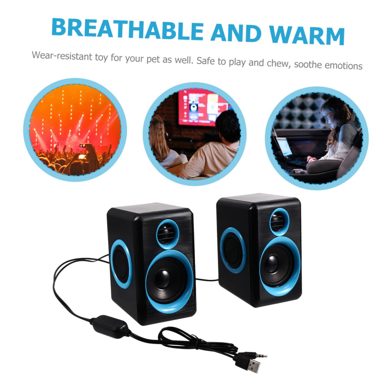 SHINEOFI 2 Piezas Mini Altavoz para Computadora y Portátil Altavoz Hogar y Oficina Diseño Creativo para Pc