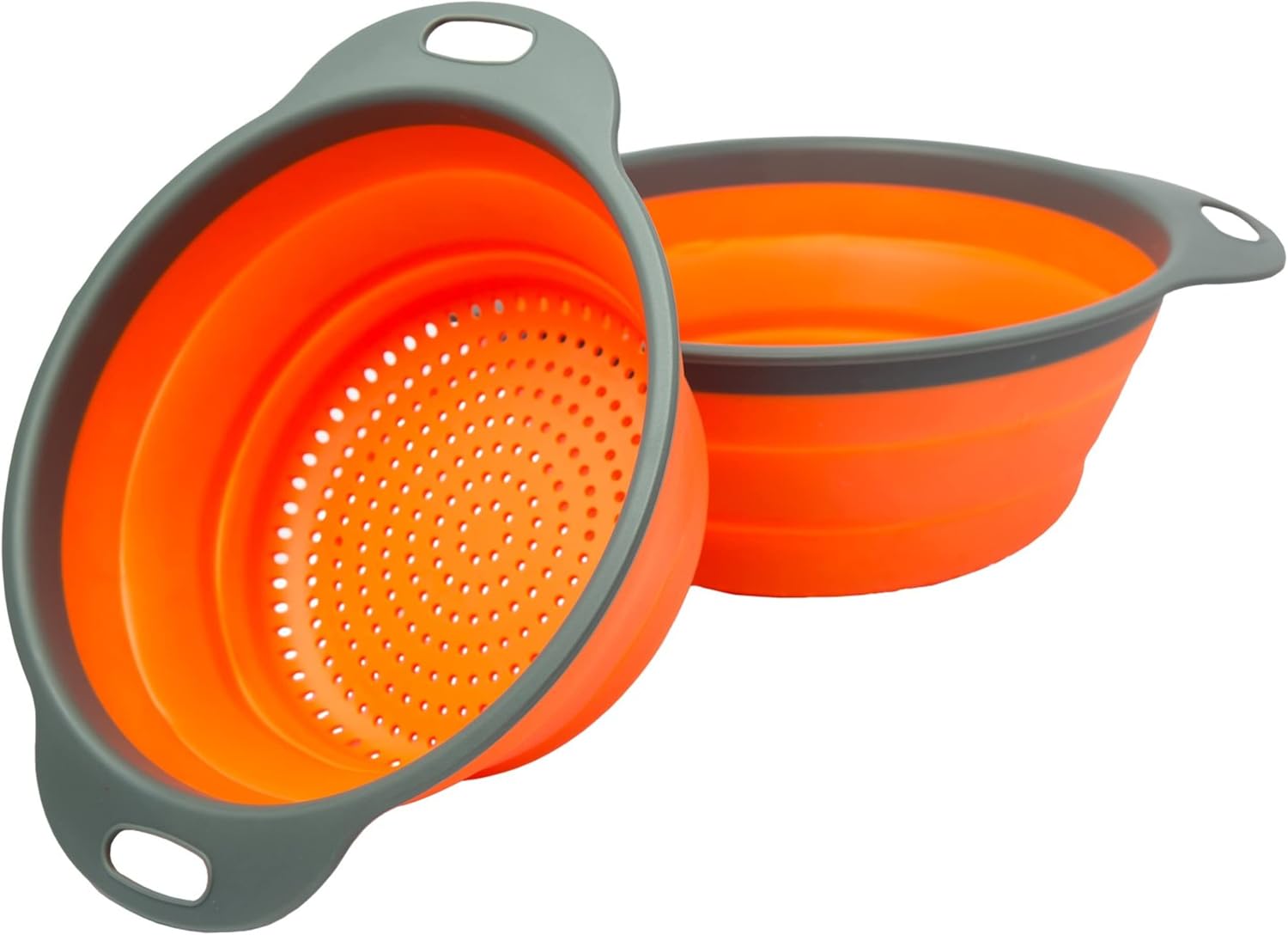 Colander Set 2 Collapsible Colanders (Strainers) Set by Comfify