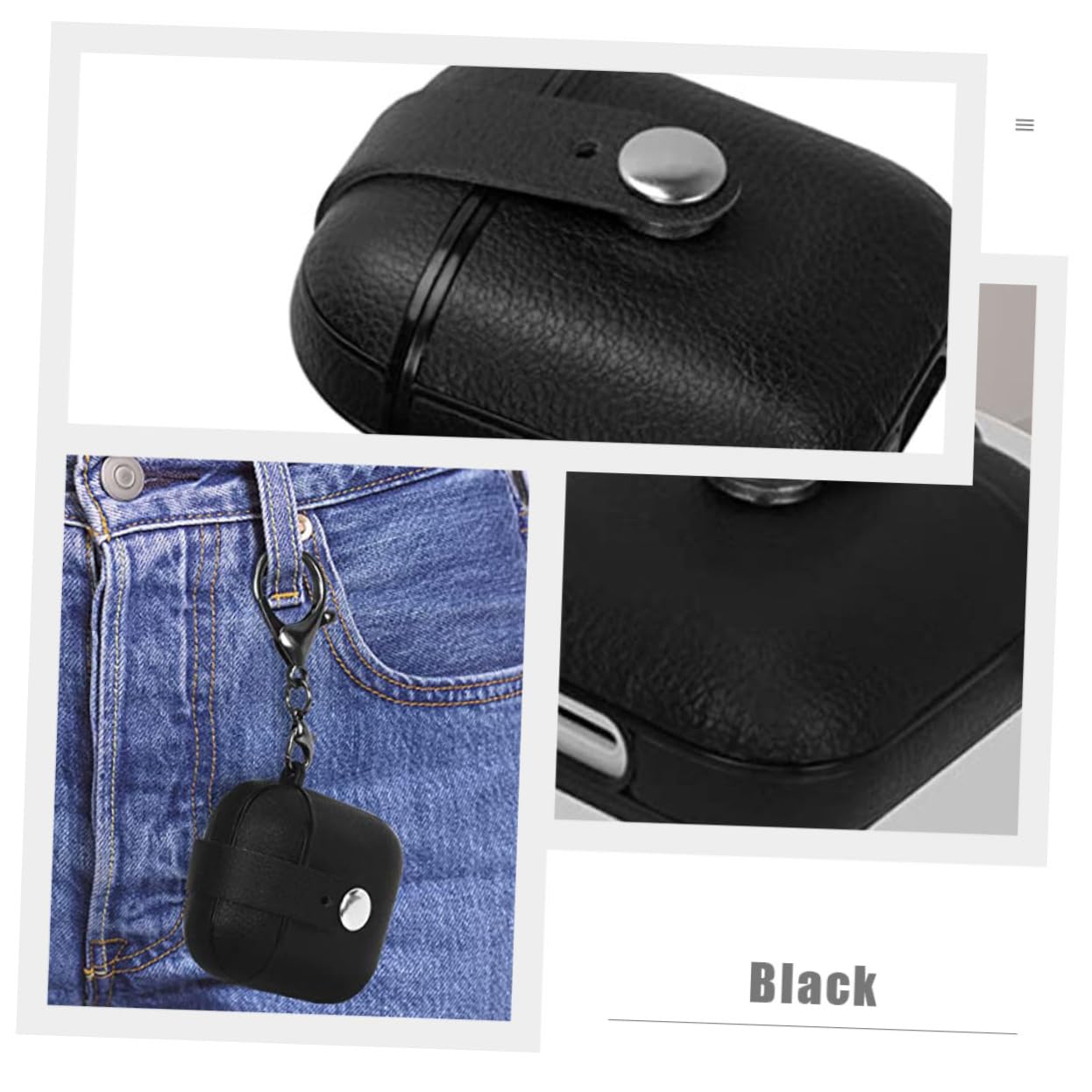 DOITOOL 5stücke Wireless Earphone Pu Leather Case Für Leicht Stoßfest Kratzfest Langlebig Und Schutzhülle Für Earbuds Als Für Und Familie