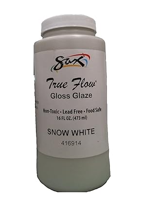 Sax True Flow Gloss Glaze - 1 Pint - Snow White