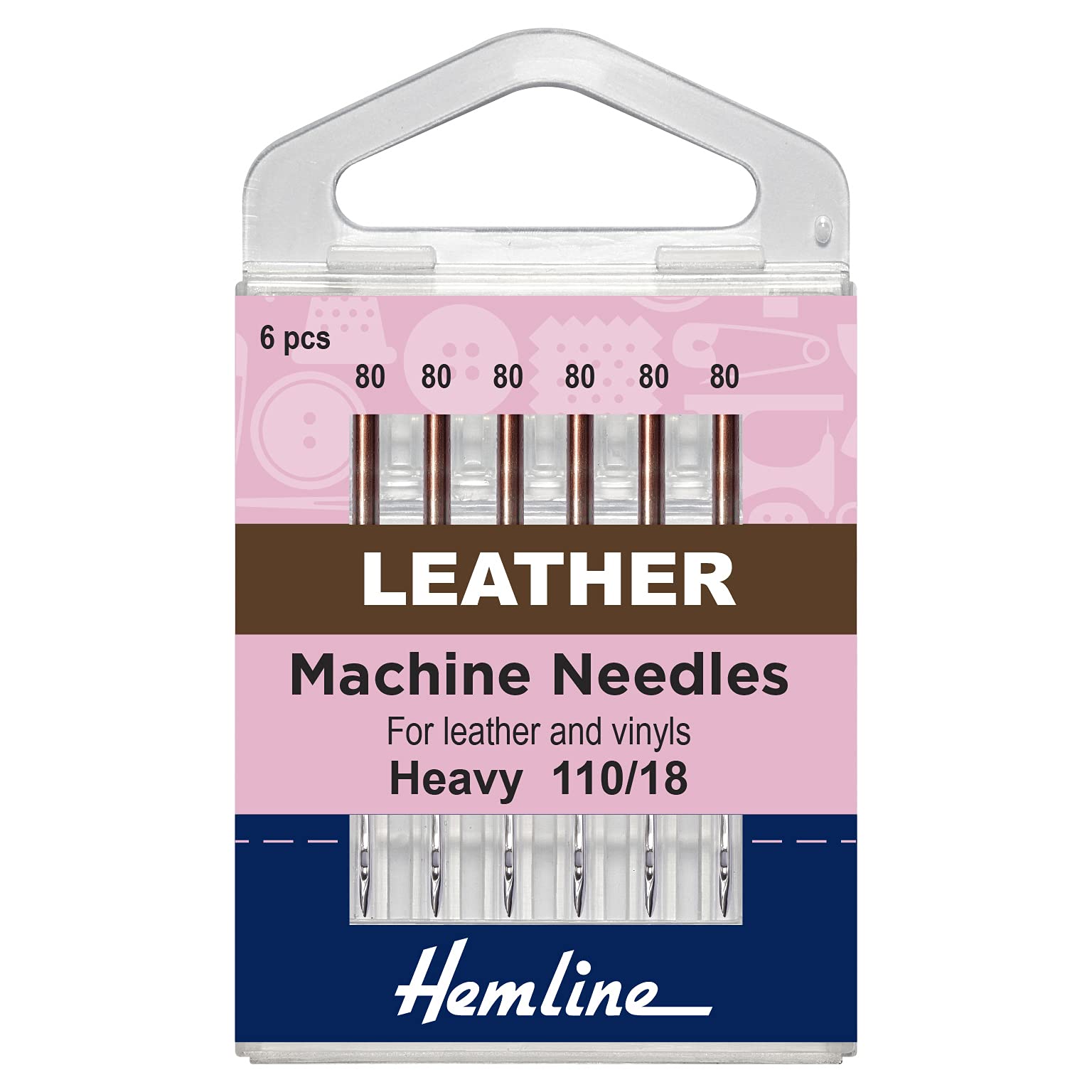 Minerva Sewing Machine Needles Leather Hemline H104.110