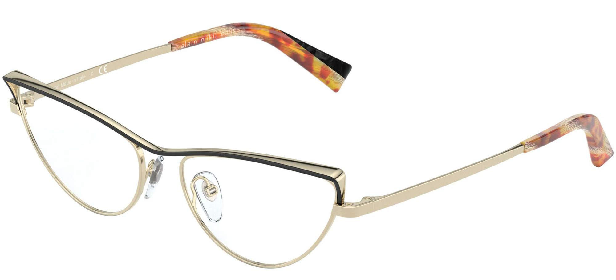 Alain MikliEyeglasses Alain Mikli A 2038 004 Matt Black/Light Gold