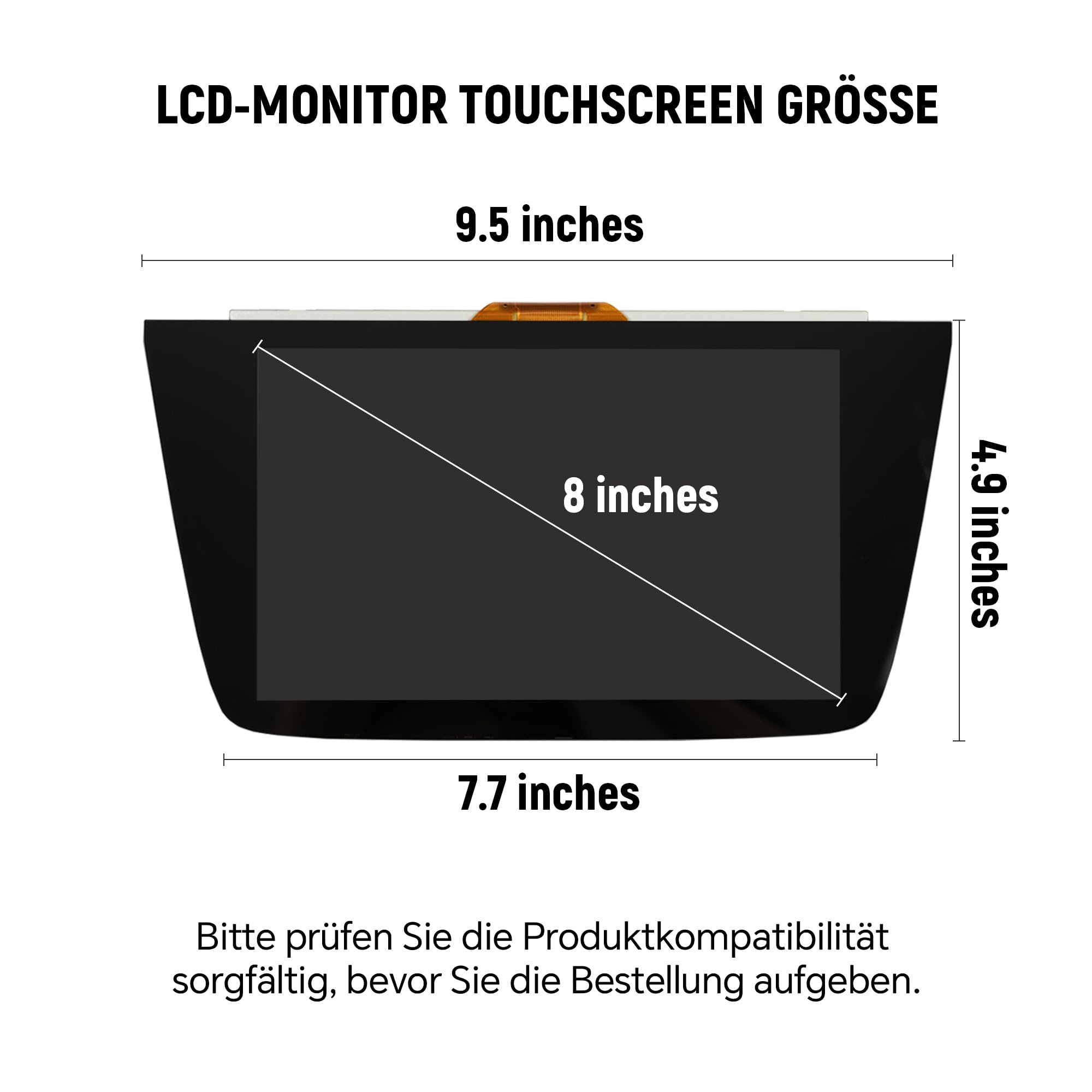 Display LCD Touch Screen per Opel Astra k Vauxhall Navi 900 Monitor GPS Navigation Digitalizzatore con telaio Auto LQ080Y5DZ06 LQ080Y5DZ10