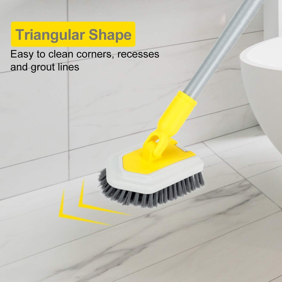 Stiff Bristles Brush Refill Fit Lalafancy Shower Bathtub Cleaning Brush