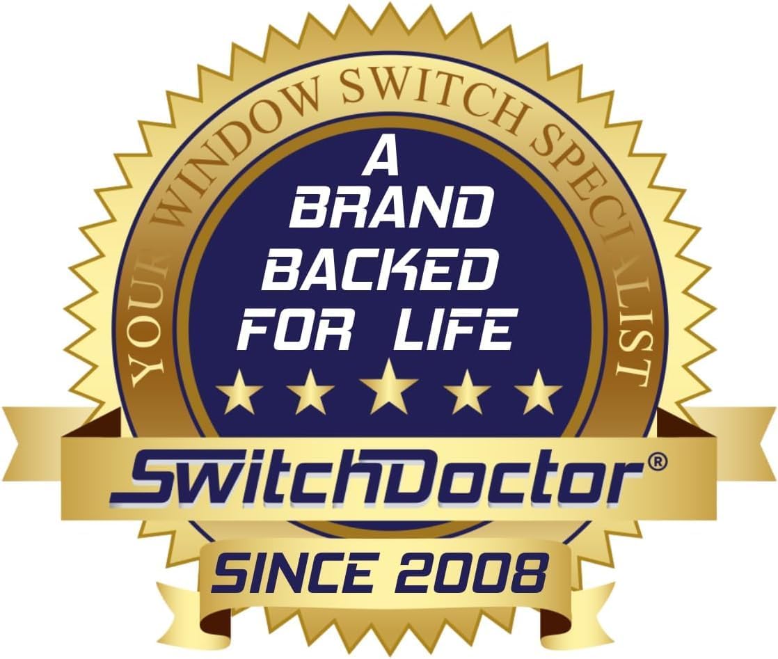 SWITCHDOCTOR Window Switch Master Switch, Gray Bezel, Lock, & Mirror for 2010-2013 Chevrolet Silverado & GMC Sierra (22968508, Light Titanium, 20945129, Crew, Extended Cab Pickup, Chevy, Control)