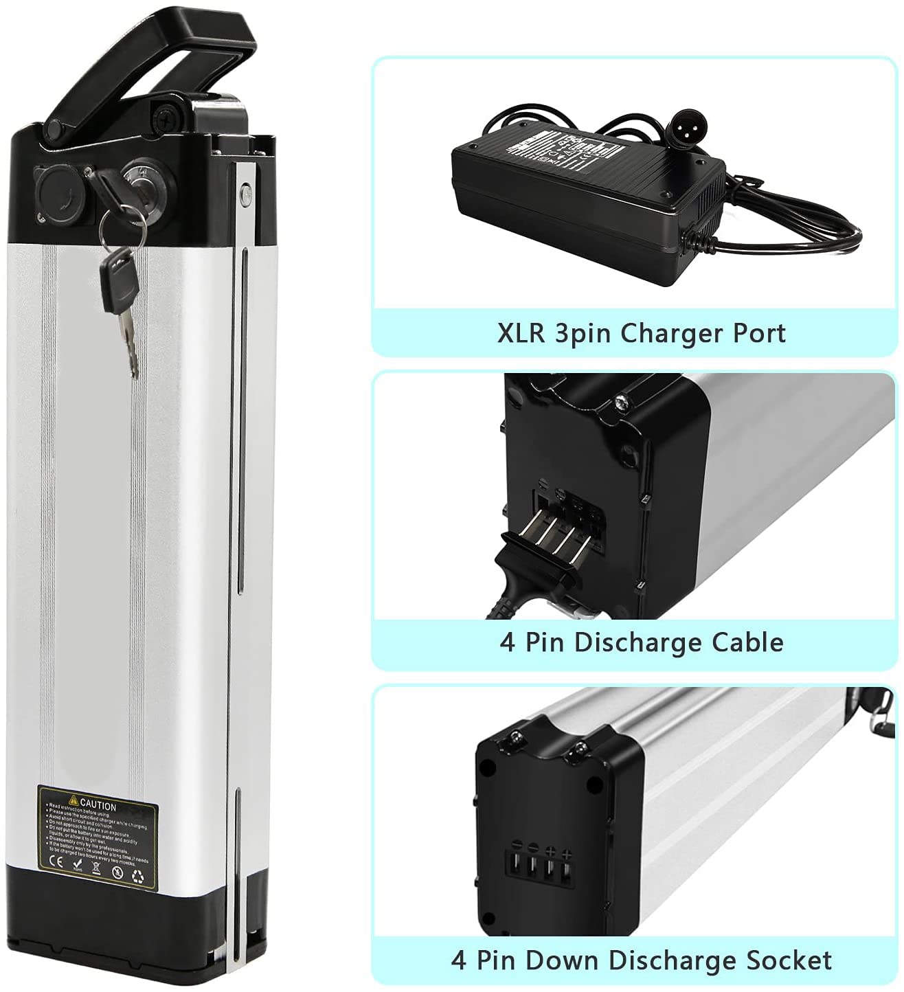 Amazon | 48VE-Bikeバッテリー48V20AH25AH30AH電動自転車リチウム