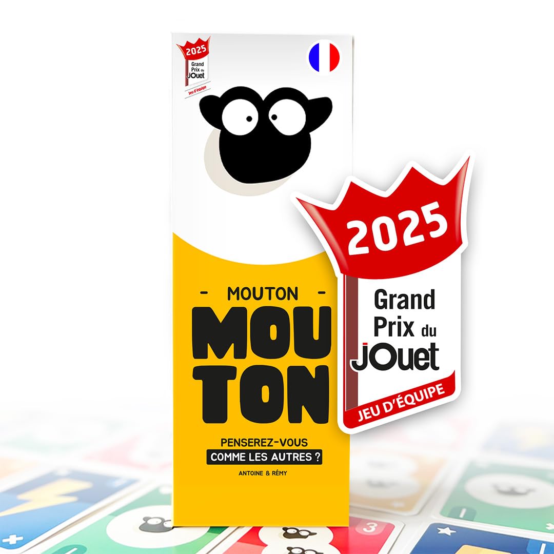 ATM Gaming Mouton Mouton, Family and Friends Board Game, Complete the Same Answers As Your Teammates!