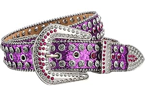 Sparkly Purple Rhinestone Belt