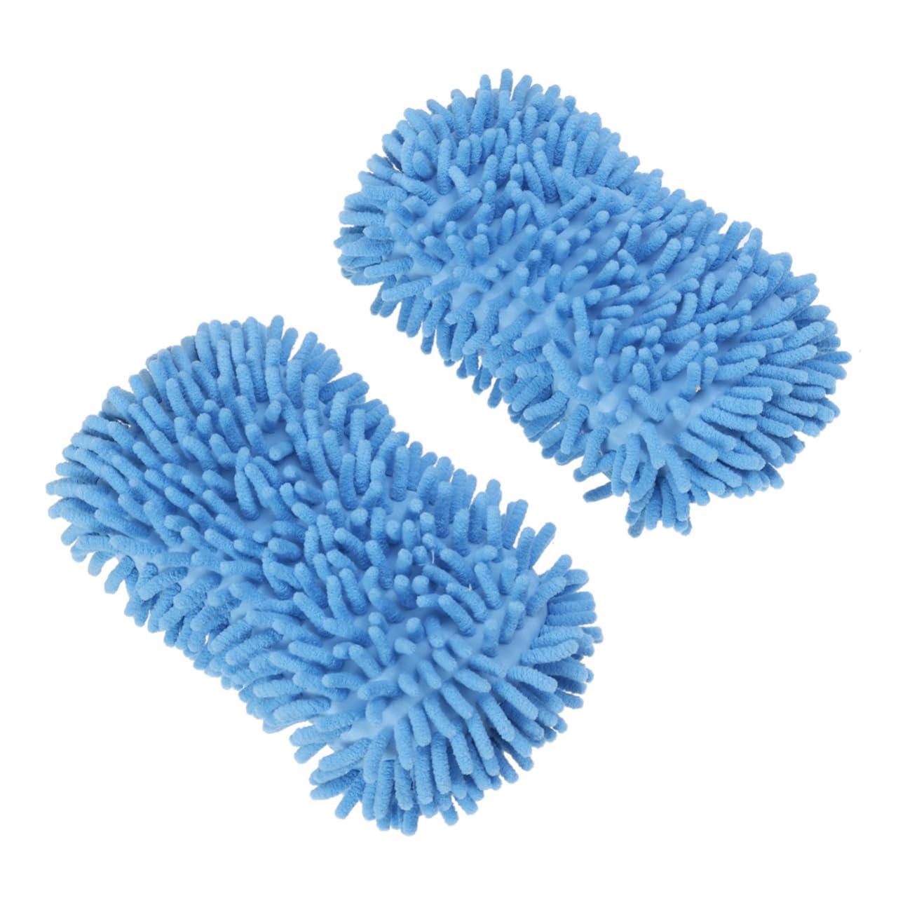 Hemobllo 6 Piezas Guantes de Microfibra Ultrafinos para Lavado de Coche Alta Absorción y para Limpieza Eficaz de Carrocería Cristales y Tapicería Color Azul