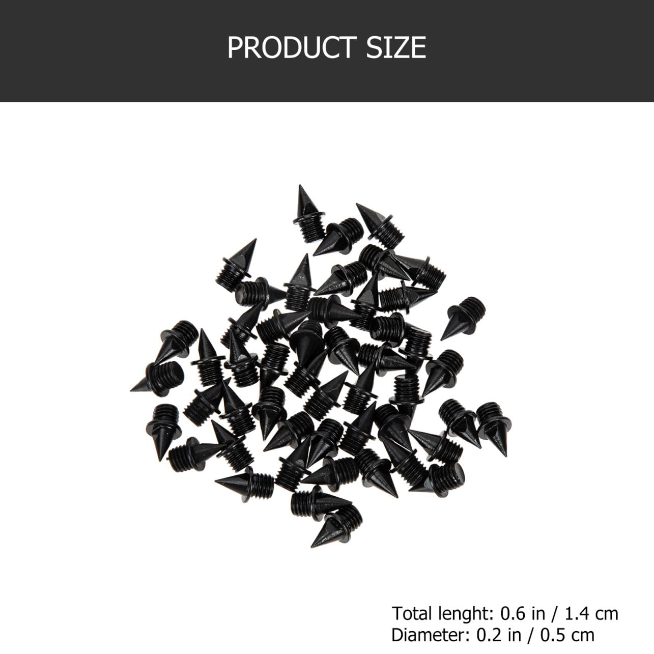 INOOMP 5sets Chiodi Per Scarpe Da Corsa Chiodi Carbonio Per Scarpe Antiscivolo Con Attrezzo Per Installazione Per Atletica e Sport All Aperto