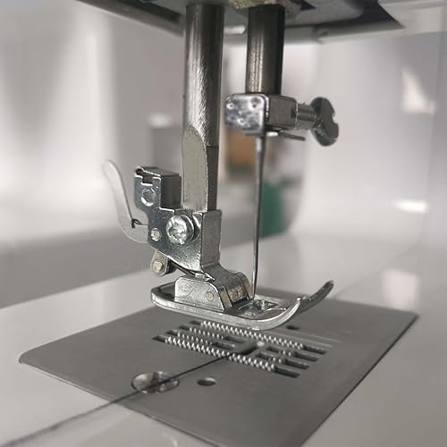 Miniatura 4 de Uttuio Máquina de coser mecánica con kit de accesorios, 63 aplicaciones de puntada, fácil de usar e ideal para principiantes (azul)