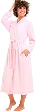 Alexander Del Rossa Women's Jersey Long Knit Robe with Pockets