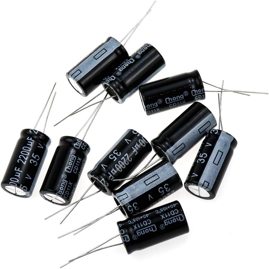 2200uF 35V Aluminum Electrolytic Capacitors for The LCD TV & Monitor Repair Radial Lead Capacitor 10Pcs