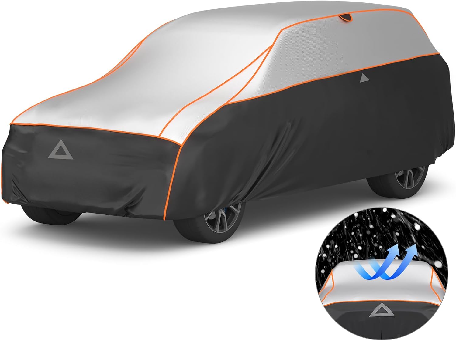 A padded and weather-resistant car cover