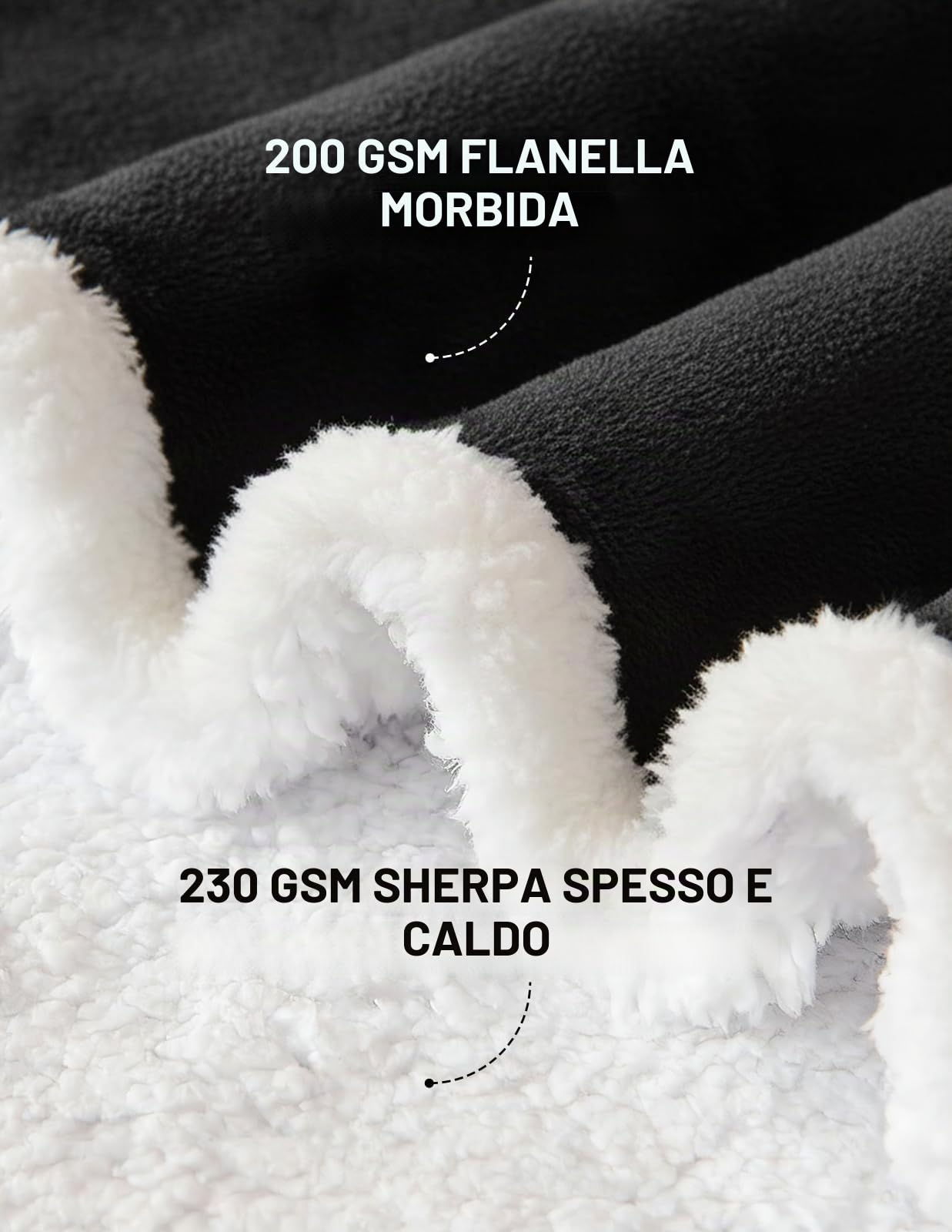 Mewaii Coperta Indossabile con Cappuccio Motivo Gatto Nero, Felpa Oversize in Flanella e Pile Sherpa Morbida, Plaid Caldo con Orecchie e Tasca Gigante, Idea Regalo Invernale per Donna e Ragazza