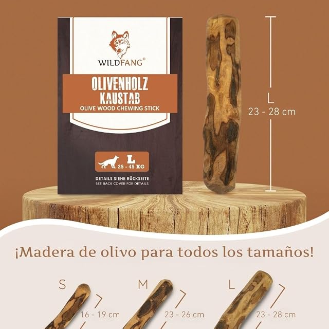 Foto 3 de 8 de Wildfang® Palos de Madera de Olivo para Perros Grandes