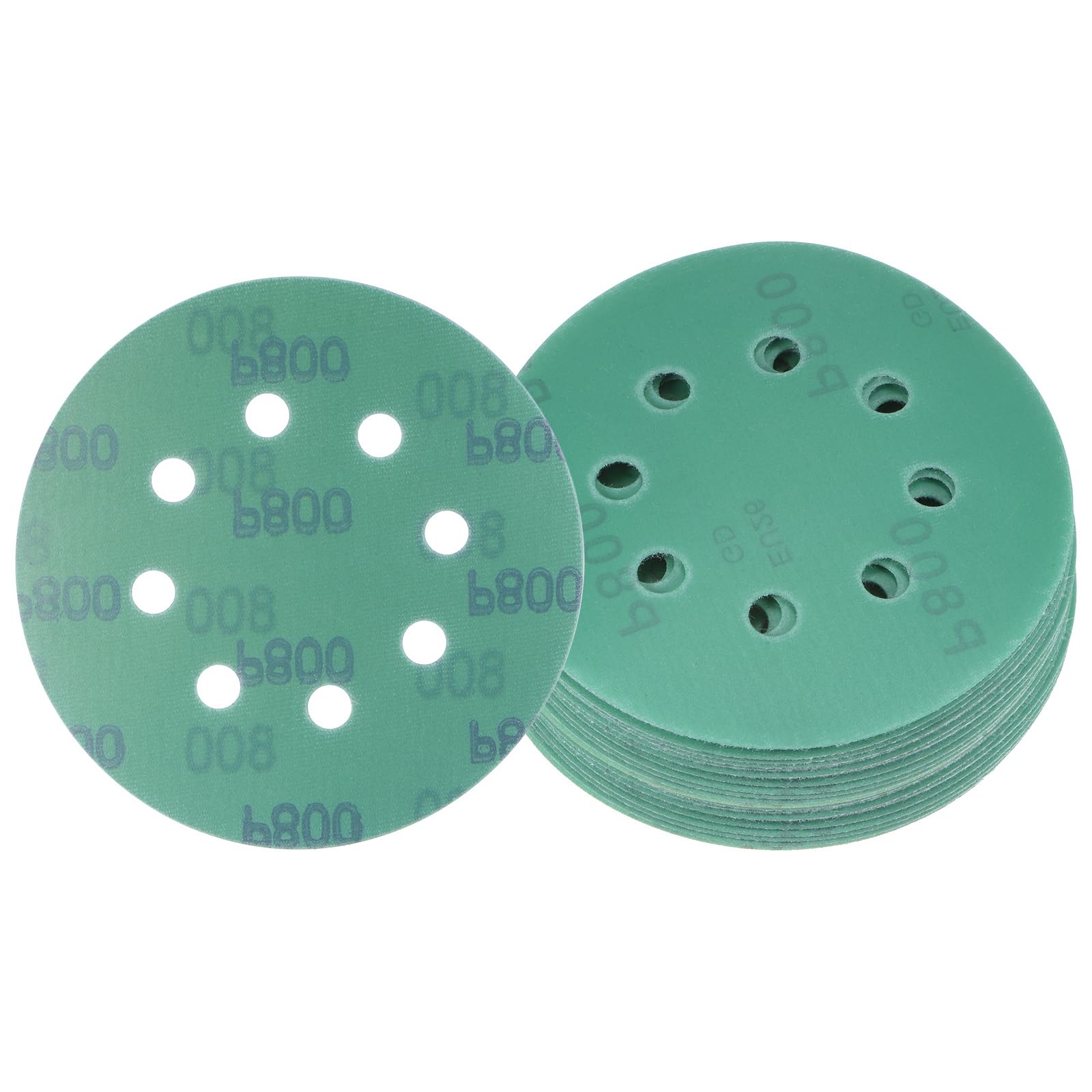 Kozelo 25pcs Green Film Sanding Discs